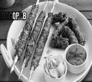 Methi Corn Seekh Kebab