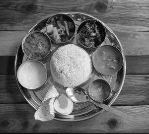 Vegitable rice special thali