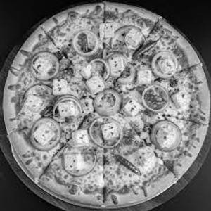 Paneer onion pizza