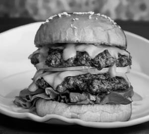 Cheese Double Tikki Burger