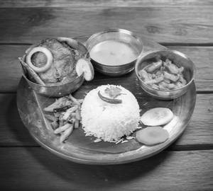 Rui Fish Rice Thali