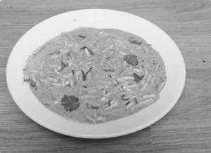 Sev Tamatar Dudh Mein