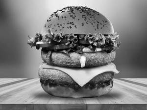 Double Cheese Veg Club Burger