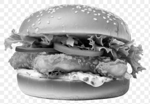 Crispy Fish Tikki Burger