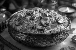 Mushroom Biryani