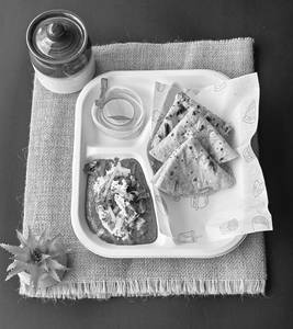 Palak Paneer Meal Plate