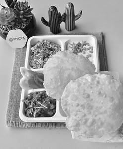 Chole Bhature With Pulao & Raita Thali
