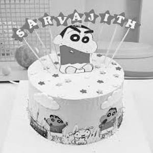 Sinchan Photo Cake