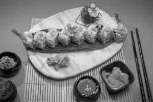 Spicy Prawn Tempura Sushi Roll