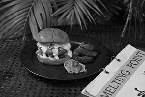 Chicken Peri Peri Burgers With Melted Cheddar