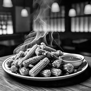 Baby corn manchurian