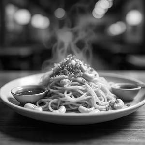 Egg cashew noodles