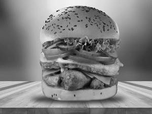 Devil Chicken Club Burger