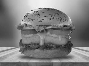 Spicy Paneer Club Burger