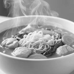 Double egg chicken nooldes