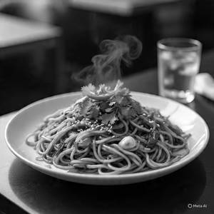 Egg manchuria noodles