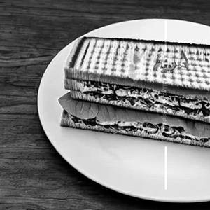 Spinach corn sandwich