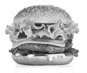 Smoked Chicken Ham Burger