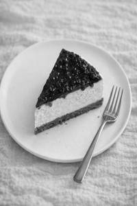 Blueberry Cheese Cake [1 Slice]