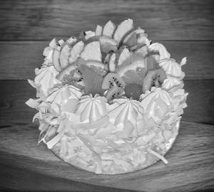 Eggless fruits cake