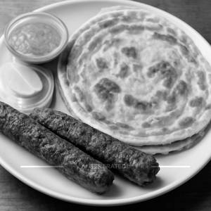 4 Beef Seekh + 2 Paratha