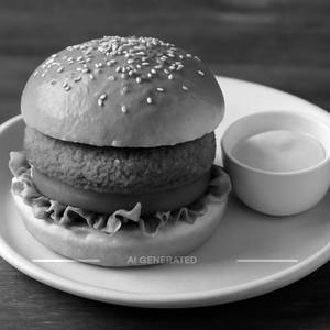 Veg Patty Burger + Regular Dip                                           