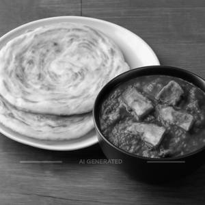 Kerala Combo- Paneer Chettinad + 2 Kerala Parotta