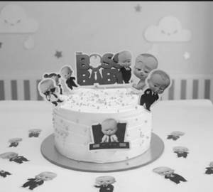 Eggless Boss Baby Cake [500 Gm]