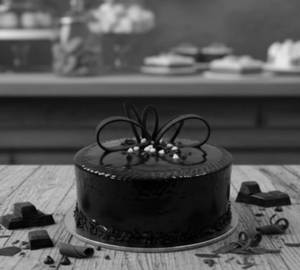 Dark  Chocolate Eggless Cake (500 gm)