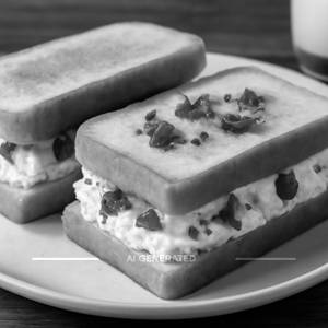 Rose Malai Sandwich [ 2 Pieces ]