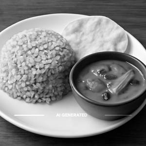 Kerala Combo- Sambar + Brown Rice+ Pappadam
