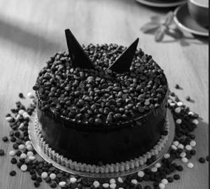 Eggless chocolate choco chip Cake 500 gram