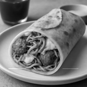 Manchurian Noodles Cheese Frankie