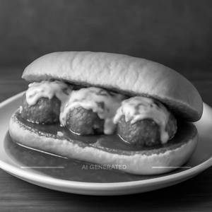 Kofta Cheesy Dubkani (Cheese Submarine)