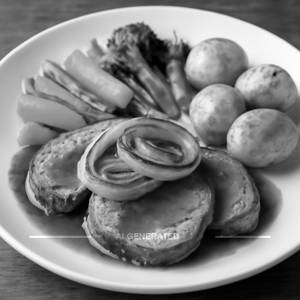 Diane (Served with Vegetables And Potatoes)