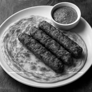 10 Theekhi beef seekh 5 Paratha
