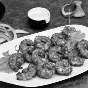 Schezwan prawns