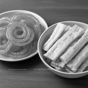 Pure Ghee Jalebi [250 Gms] + Hing Mari Fafda [250 Gms]