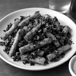 Dry Lasooni Methi Fry