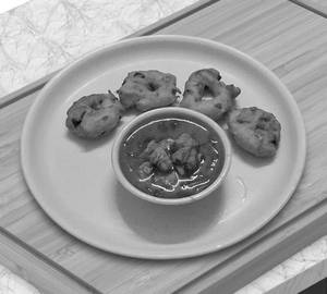 Garee with chicken curry.