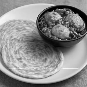 Combo Egg Roast + 2 Kerala Parotta