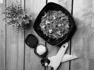 Mushroom Veg Szechuan Fried Rice