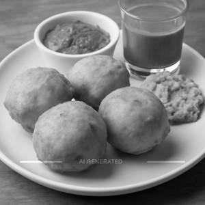 Batata vada plate