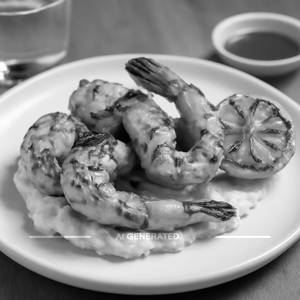 Lemon Mustard Prawns