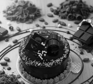 Eggless dark chocolate truffle cake 500 gram