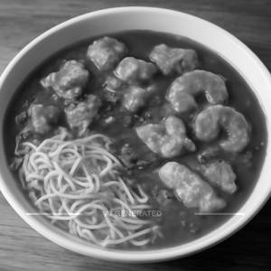 Mix Chopper Schezwan Rice Noodles (With Gravy)