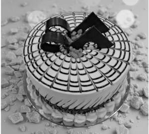 Crunchy Butterscotch Eggless Cake (Half Kg)