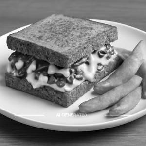 Spinach Corn Cheese Sandwich + Crispers [5Pcs]