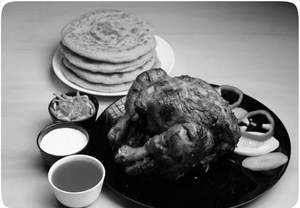 Full Chicken Shawaya With 4 Parotta