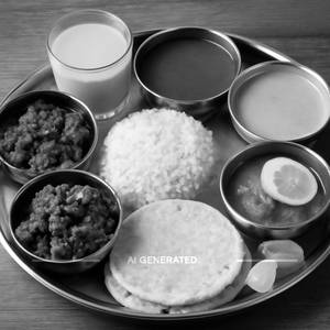Special Kolhapuri Mutton Thali (2 Bhakri)